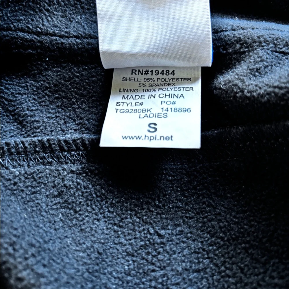 HPL Black Utility Jacket Water-Resistant Stand-Up Collar